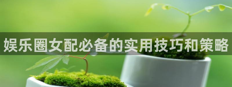 南宫NGapp哪个模式容易赢：娱乐圈女配必备的实用技巧和策略