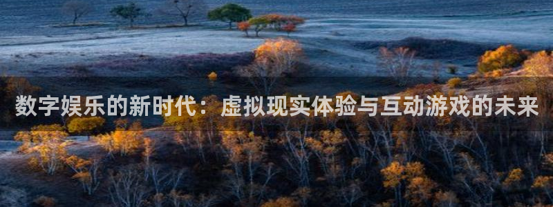 南宫NG登录：数字娱乐的新时代：虚拟现实体验与互动游戏的未来